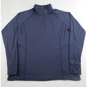 REI Co-op Pullover Womens XL‎ Blue Half Zip Long Sleeve Stretch Athletic Hiking